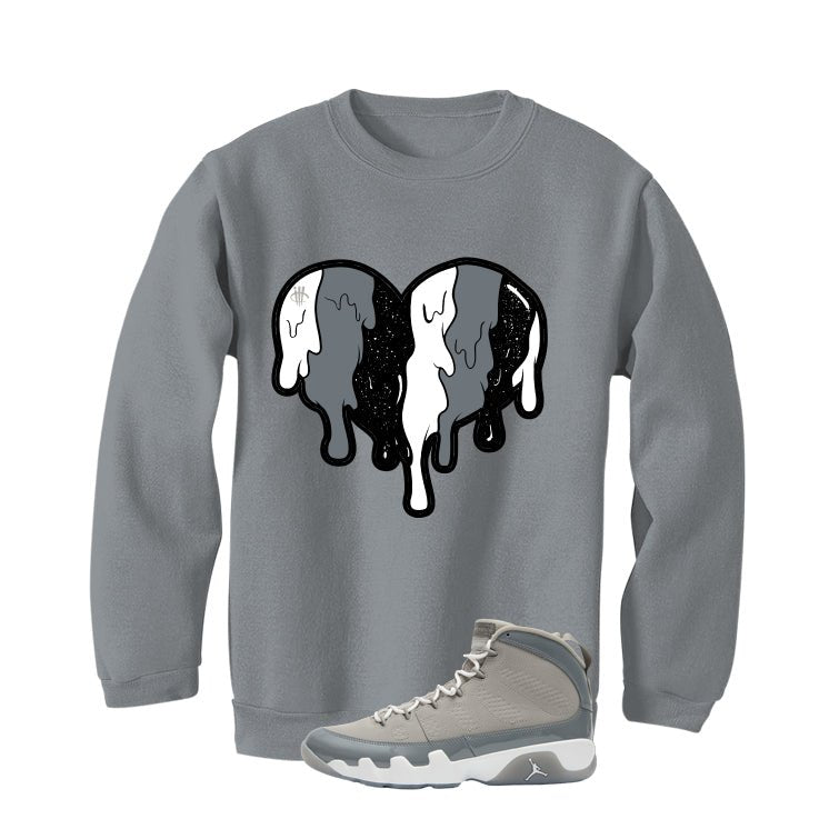 Air Jordan 9 Cool Grey Grey T-Shirt (Heart)| illcurrency