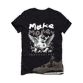 Air Jordan 4 Cave Stone Black T-Shirt (Make Money)| illcurrency