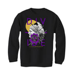 Air Jordan 12 Field Purple -  Black T-Shirt (Divide)