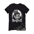 Air Jordan 6 Cap and Gown Matching T-Shirt, Sweatshirts & Hoodies Black T-Shirt (A Kings Life)| illcurrency