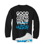 Air Jordan 9 “Powder Blue” | illcurrency Black T-Shirt (Good Things)