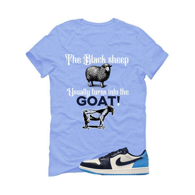 Nike Air Jordan 1 Low OG Obsidian Carolina Blue T-Shirt (the black sheep usually turns into the GOAT!)| illcurrency