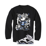 Air Jordan 6 Oreo Matching T-Shirt Black T-Shirt (Stitchez)| illcurrency