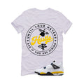 Air Jordan 4 Tour Yellow Matching T-Shirt White T-Shirt (Haters Catch Up)| illcurrency