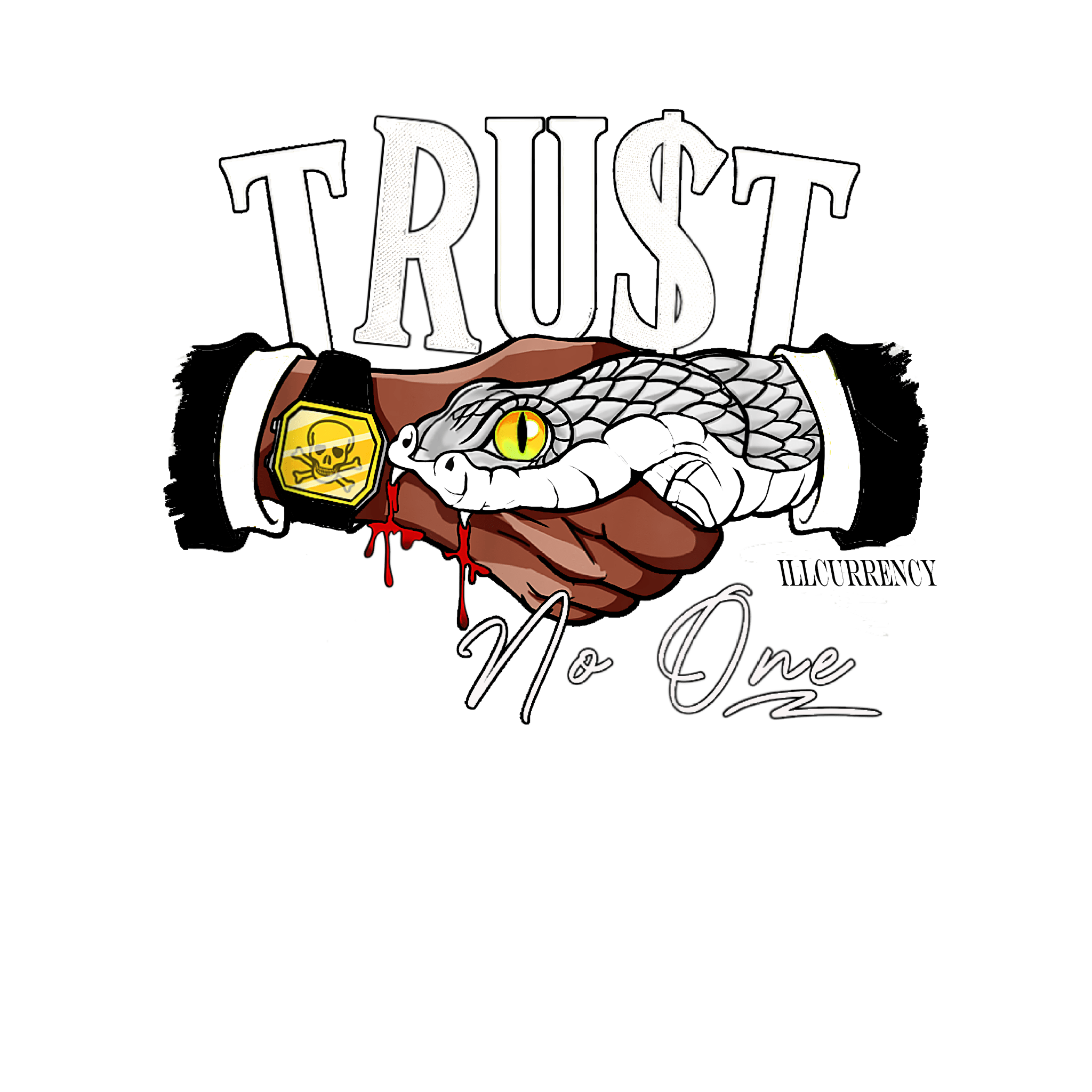 Jordan 1 Retro High OG Palomino - Brown T-Shirt (TRUST NO ONE)
