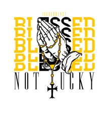 Air Jordan 4 WNNS “Vivid Sulfur” | illcurrency White T-Shirt (Blessed not lucky)
