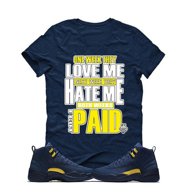 Air Jordan 12 “Michigan” Navy Blue T (PAID)