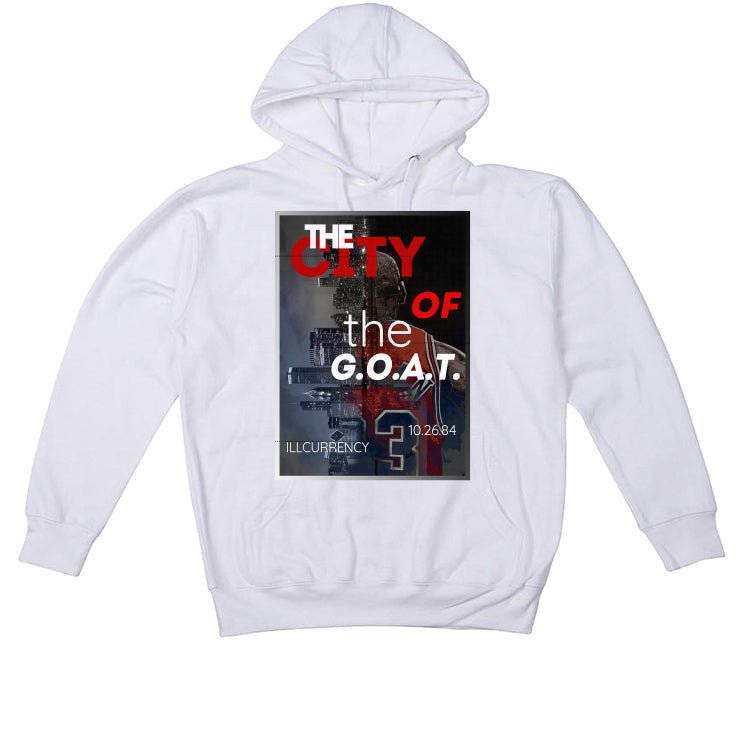 Air Jordan 3 “White Cement Reimagined” | illcurrency White T-Shirt (THE CITY OF THE GOAT)