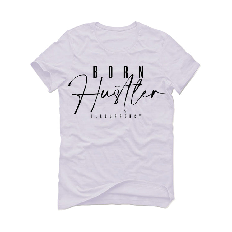 Air Jordan 1 Mid "Diamond" White T-Shirt (Born Hustler)