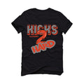 Air Jordan 5 “Dunk on Mars" Black T-Shirt (Kicks 2 hard)