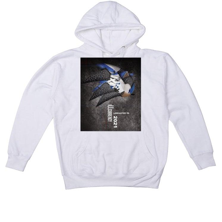 Air Jordan 3 “Racer Blue” 2021 White T-Shirt (Elephant Print Hedgehog) - illCurrency Sneaker Matching Apparel