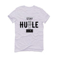 Air Jordan 4 “Military Black” | illcurrency White T-Shirt (Stay humble hustle hard)