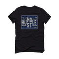 Air Jordan 13 "Brave Blue" | ILLCURRENCY Black T-Shirt (ALWAYS HUSTLE)