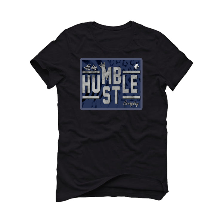 Air Jordan 13 "Brave Blue" | ILLCURRENCY Black T-Shirt (ALWAYS HUSTLE)