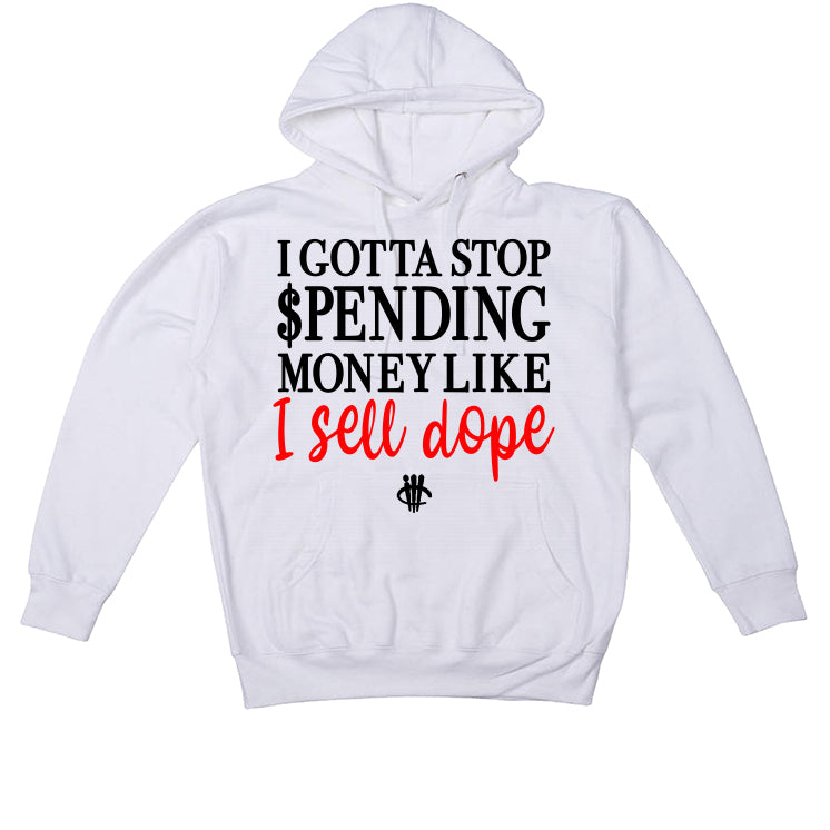 Air Jordan 9 “Fire Red” White T-Shirt (Gotta Stop Spending Money)