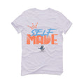 DJ Khaled x Air Jordan 5 “Crimson Bliss” White T-Shirt (Self Made)