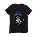 Air Jordan 12 Game Royal 2019 Black T-Shirt (Gorilla) - illCurrency Sneaker Matching Apparel
