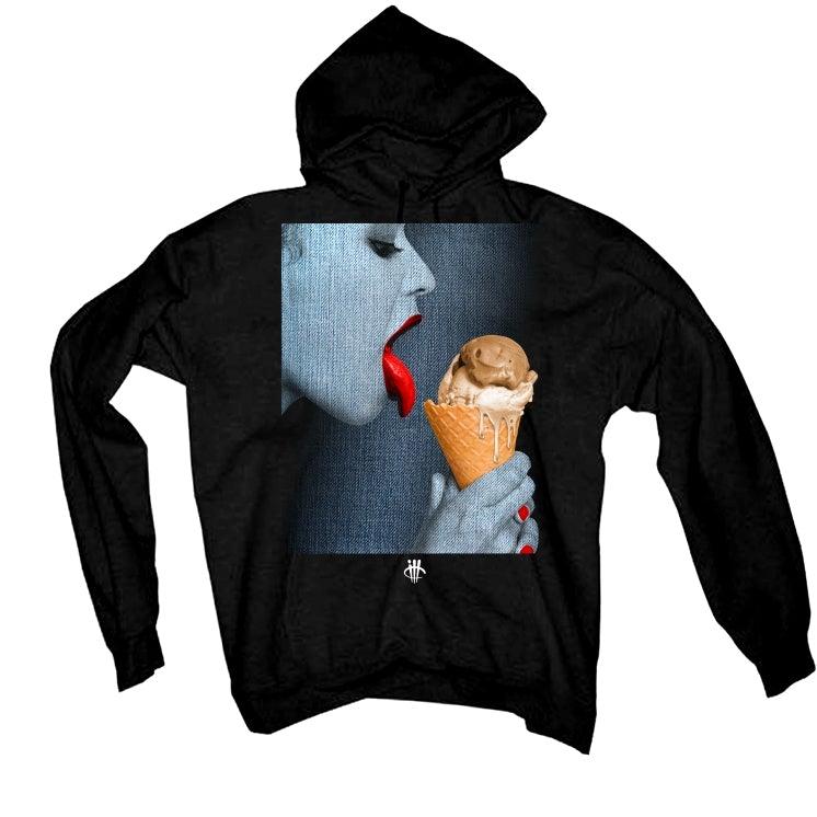 Air Jordan 6 “Washed Denim” Black T-Shirt (Lick It) - illCurrency Sneaker Matching Apparel