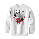 Air Jordan 9 “Fire Red” White T-Shirt (Divide)