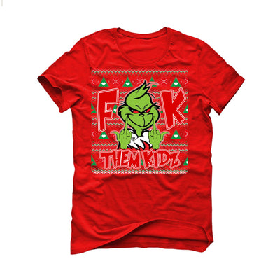CHRISTMAS UGLY SWEATERS Red T-Shirt (Fck Them Kidz)