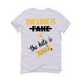 Air Jordan 13 “Del Sol” White T-Shirt (The love is fake)