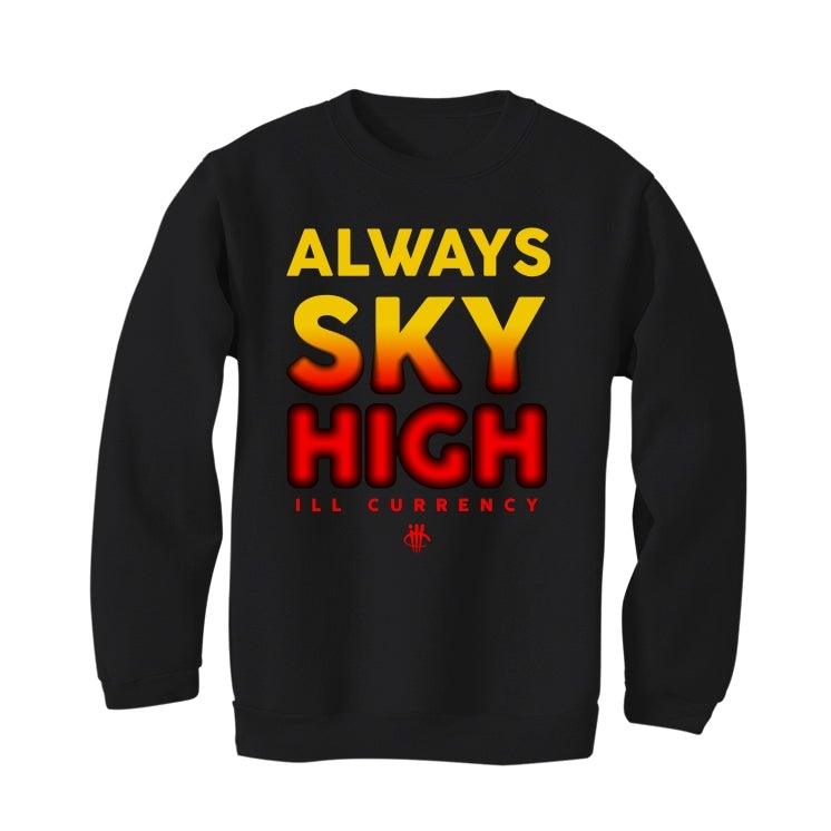 Air Jordan 14 black Ferrari Black T-Shirt (Sky High) - illCurrency Sneaker Matching Apparel