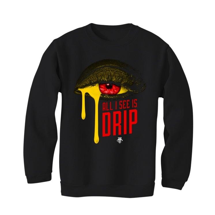 Air Jordan 14 black Ferrari Black T-Shirt (All I See) - illCurrency Sneaker Matching Apparel