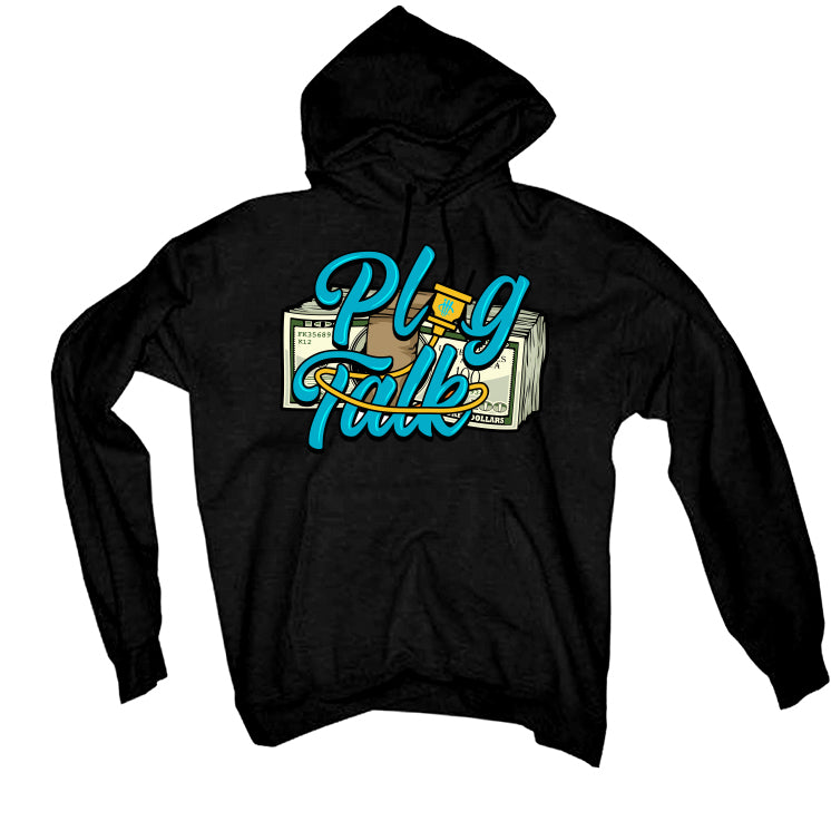 Air Jordan 5 “Aqua” Black T-Shirt (Plug Talk)