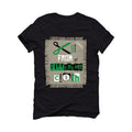Air Jordan 1 High OG “Lucky Green” | illcurrency Black T-Shirt (Cut from a different cloth)