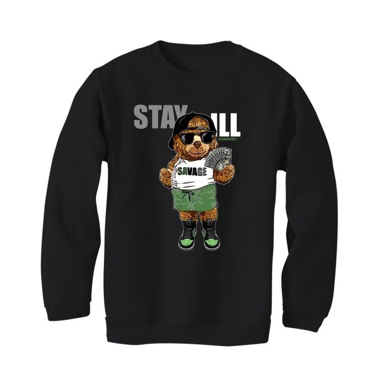 AIR JORDAN 1 ZOOM ZEN GREEN Black T-Shirt (Stay ill) - illCurrency Sneaker Matching Apparel