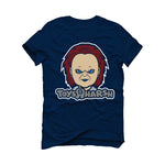 Air Jordan 1 High ‘85 “Georgetown” Navy Blue T-Shirt (TOYS R HARSH)| illCurrency