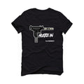 Air Jordan 12 “Playoffs” 2022 Black T-Shirt (Hustle in silence)