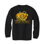 Air Jordan 1 High OG “Taxi” Black T-Shirt (TRUST NO ONE)
