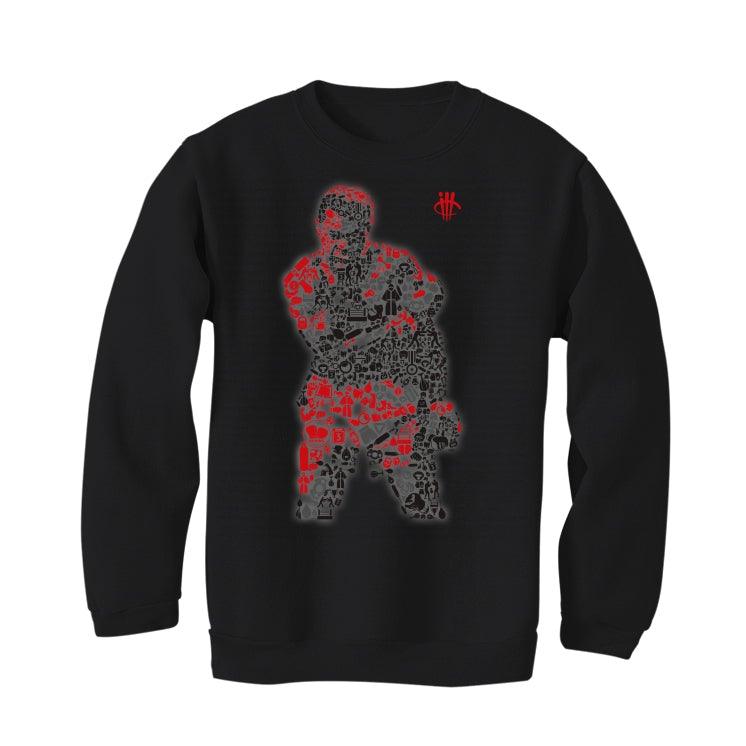 Air Jordan 13 Flint Red 2021 Black T-Shirt (M Ali) - illCurrency Sneaker Matching Apparel