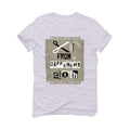 Air Jordan 1 Retro High '85 OG 'Black White' - White T-Shirt (Cut from a different cloth)