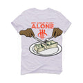 Adidas YEEZY BOOST 350 V2 “Beluga Reflective” White T-Shirt (Eat alone) - illCurrency Sneaker Matching Apparel