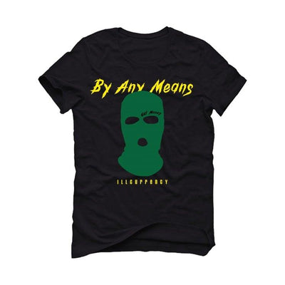 Air Jordan 5 “Oregon apple green” 2020 Black T-Shirt (By any means)