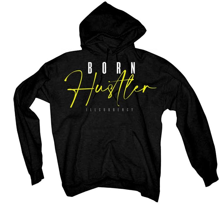 Air Jordan 4 “Lightning”2021 Black T-Shirt (Born Hustler) - illCurrency Sneaker Matching Apparel