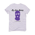 Air Jordan 1 Retro High OG “Court Purple” White T-Shirt (By any means) - illCurrency Sneaker Matching Apparel