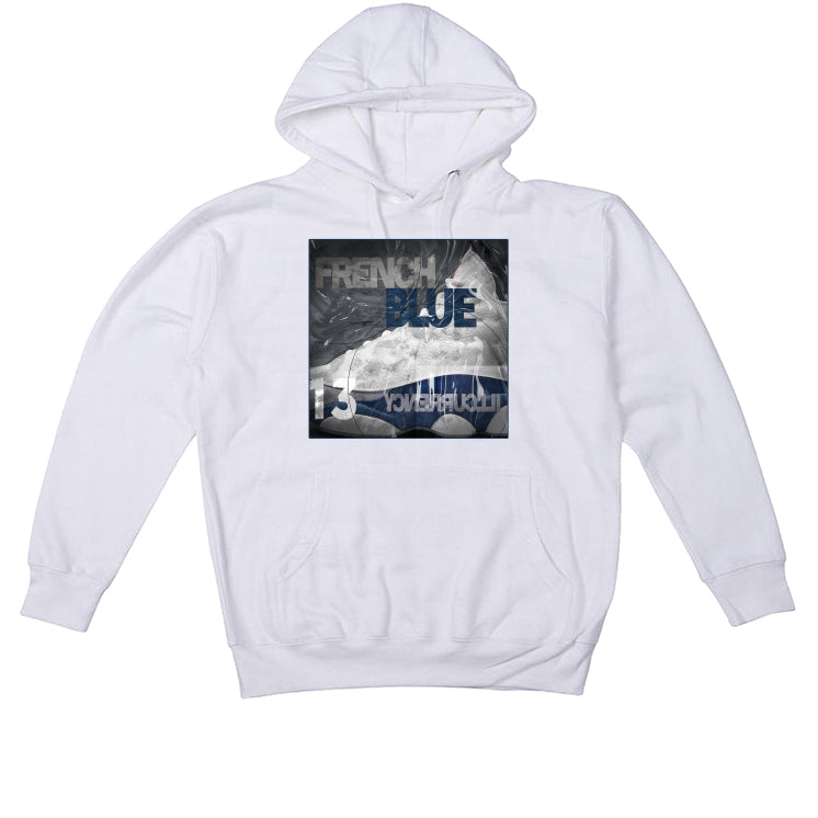 Air Jordan 13 Retro French Blue - White T-Shirt (FRENCH BLUE)