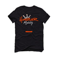 Air Jordan 1 High OG “Electro Orange” 2021 Black T-Shirt (Hustler Mentality) - illCurrency Sneaker Matching Apparel
