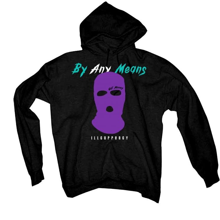 Air Jordan 5 "Alternate Grape" Black T-Shirt (By any means) - illCurrency Sneaker Matching Apparel