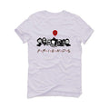 Air Jordan 1 High "Black Mocha" 2020 White T-Shirt (Friends) - illCurrency Sneaker Matching Apparel