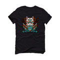 Women's Dunk Low Patchwork Black T-Shirt (CAT MASK)