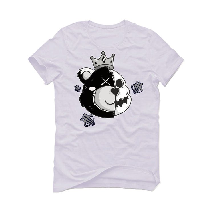 Air Jordan 1 High 85 Black White - White T-Shirt (HALF KING BEAR)