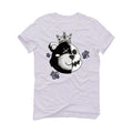 Air Jordan 1 High 85 Black White - White T-Shirt (HALF KING BEAR)