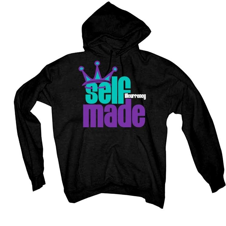 Air Jordan 5 "Alternate Grape" Black T-Shirt (Self Made illcurrency) - illCurrency Sneaker Matching Apparel