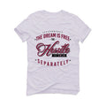 A Ma Maniére x Air Jordan 12 - White T-Shirt (The dream is free)