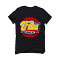 Air Jordan 5 RED AND YELLOW 2020 Black T-Shirt (Good Vibes) - illCurrency Sneaker Matching Apparel