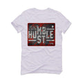 Air Jordan 3 Denim ‘Fire Red’ 2020 White T-Shirt (always hustle) - illCurrency Sneaker Matching Apparel